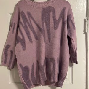 Purple Retro Sweater